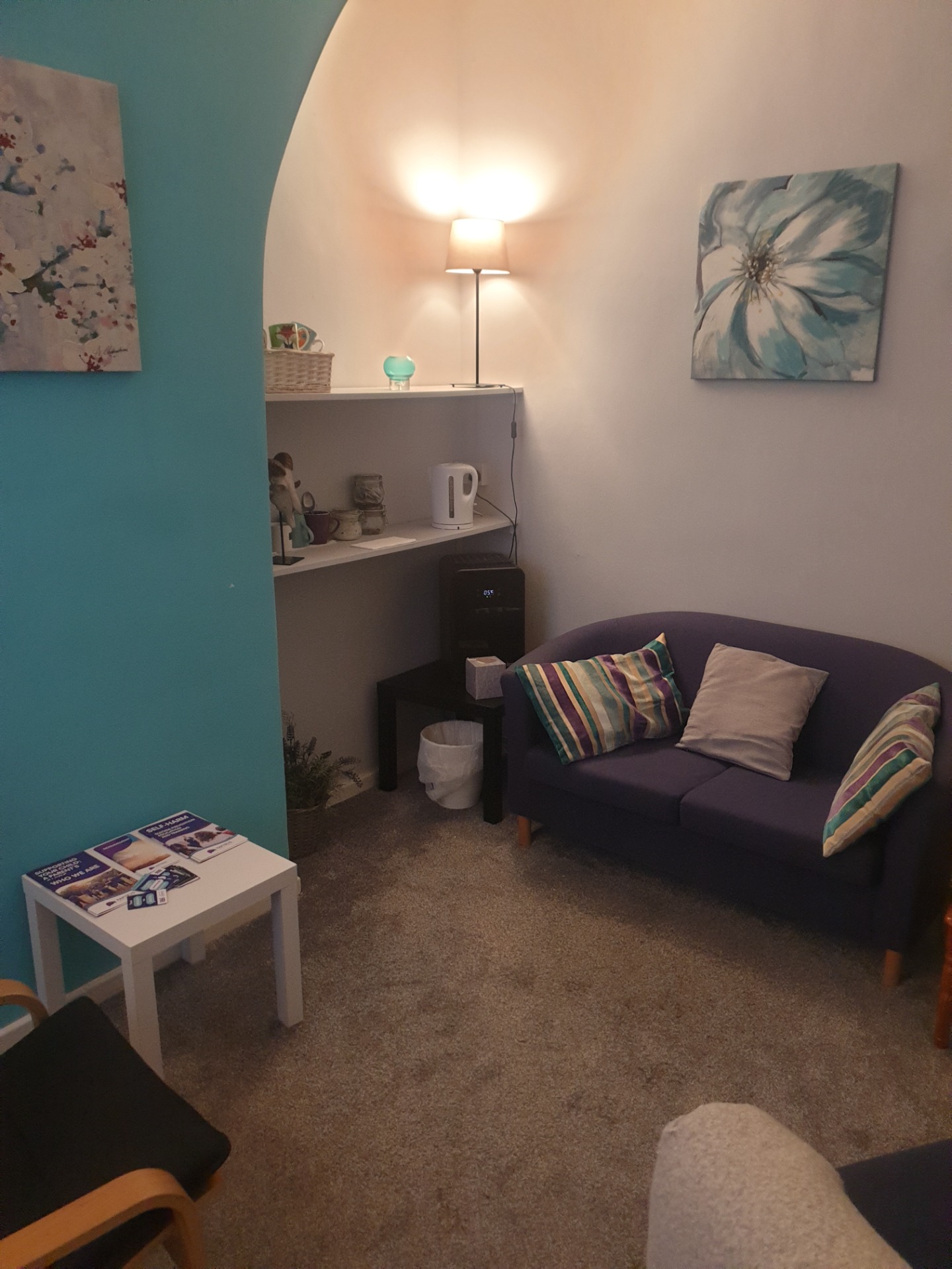 Therapy room based in St Helens , Merseyside.